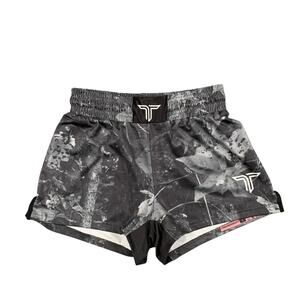 Takedown Shorts Women S Small Gray Blackout Hunter Camo 3 in Fight MMA Muay Thai